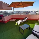 Malvarrosa Penthouse 4 Rooms, Suite, Terrace And Balcony * Valenza