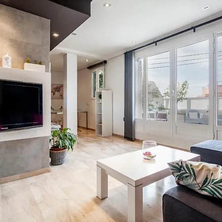 Penthouse On Malvarrosa Beach Appartement