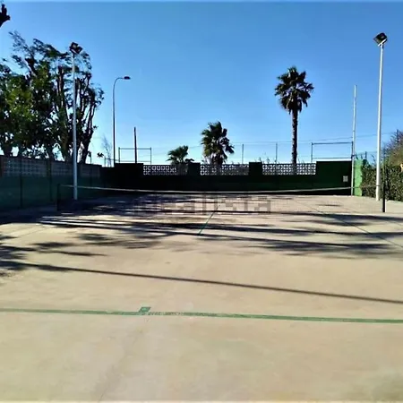 Adosado En La Playa De El Perellonet Con Piscina, Pista Tenis Ferienhaus *