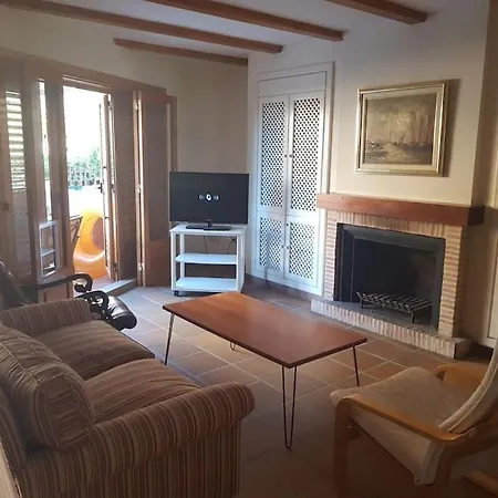 Ferienhaus Adosado En La Playa De El Perellonet Con Piscina, Pista Tenis