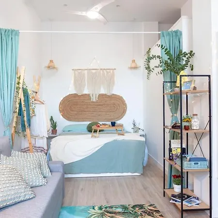 Al5 Seaside Bliss-stylish Loft Steps From Malvarrosa Valencia