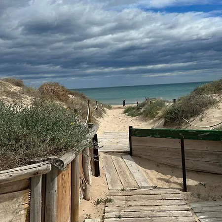 Adosado En La Playa De El Perellonet Con Piscina, Pista Tenis