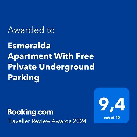 Esmeralda With Free Private Underground Parking Lägenhet *
