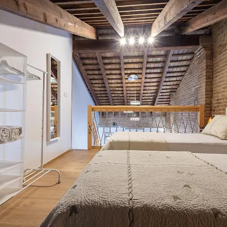 דירה Florit Flats - El Cabanyal Duplex *
