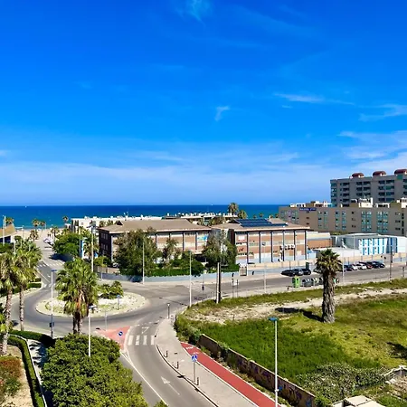 Blue Apartment+oceanview+private Parking Appartement *