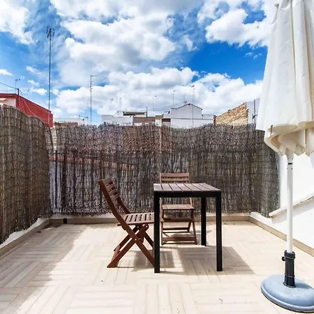 Estudio Parejas Con Terraza En La Playa Валенсия