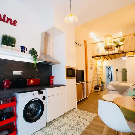 B2 Verdeguer - Cozy Loft Close To The Appartement Valencia