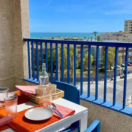 Apto Con Vistas A La Playa De La Patacona * 瓦伦西亚
