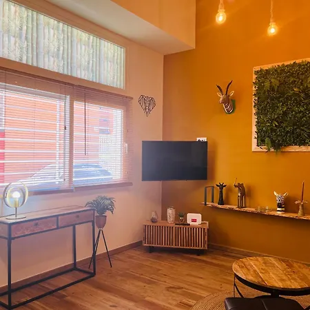 Duplex Tipo Loft De Estilo Selvatico Y Safari, Con Encanto Y A Pasos Del Mar Valencie