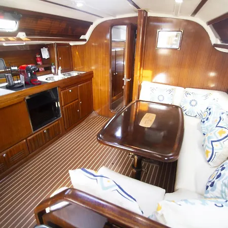 On A Sailing Boat In Valencia