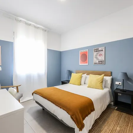 2 Hab En Malvarrosa A Metros De La Playa, Con Terraza Y Zonas Comun 3d