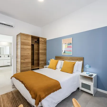 2 Hab En Malvarrosa A Metros De La Playa, Con Terraza Y Zonas Comun 3d Apartment