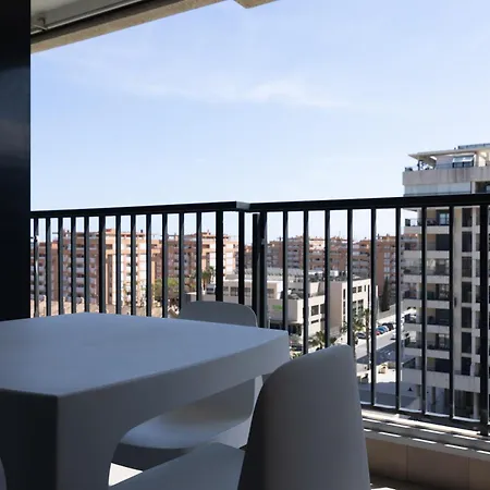 公寓 Con Vistas Al Mar, Piscina Y Pista De Paddle 瓦伦西亚