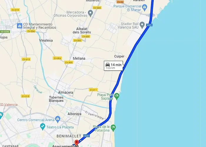 Near The Apartmán Valencie