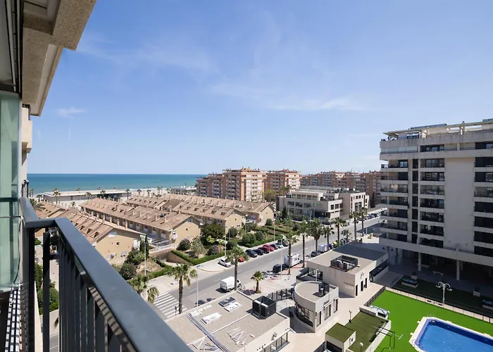 Con Vistas Al Mar, Piscina Y Pista De Paddle Βαλένθια