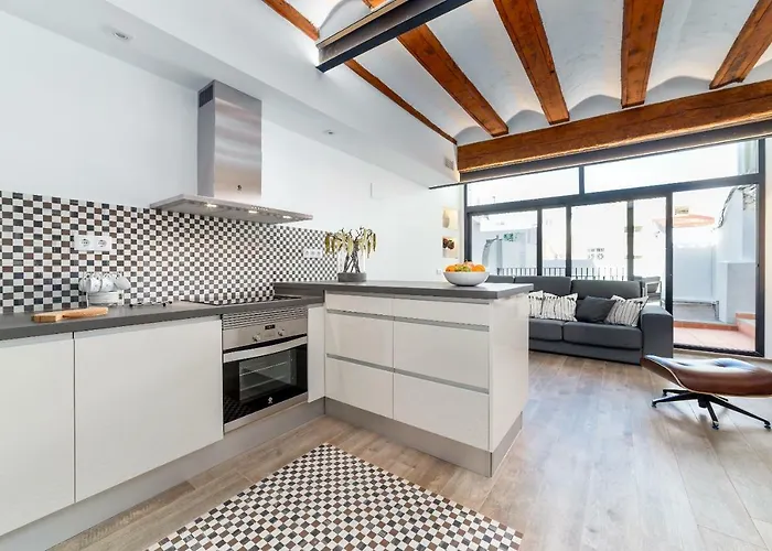 Florit Flats - Center Luxurious 1br 1ba Terrace Wi-fi Ac