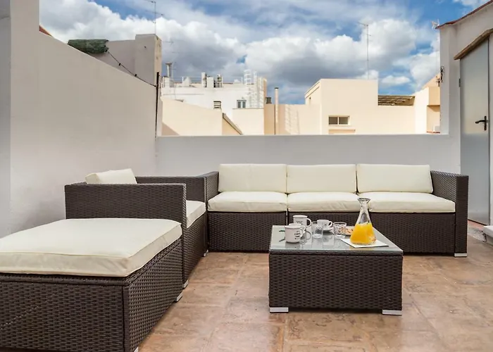 Florit Flats - Center Luxurious 1br 1ba Terrace Wi-fi Ac Διαμέρισμα *