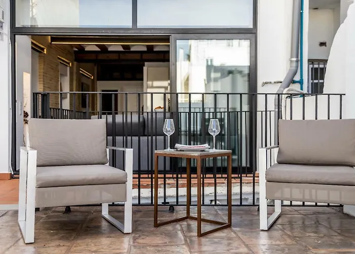 Florit Flats - Center Luxurious 1br 1ba Terrace Wi-fi Ac