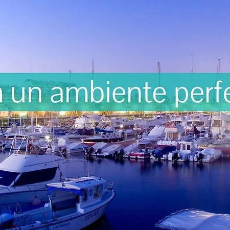 Apartmán Coqueto De Playa Con Piscina Y Terraza