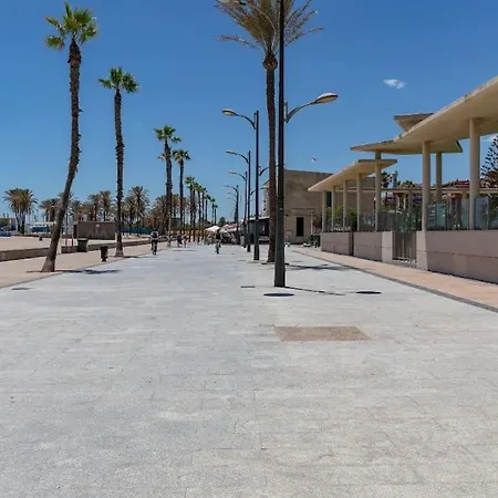 Lägenhet Luxury Sea View With 2 Valencia