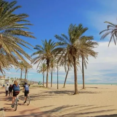 Апартаменты Atico Playa Patacona. Parking Incluido