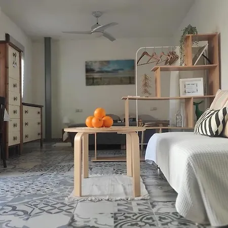 Ruzafa Terrace Oasis: Cozy A/c With Garden Access Apartment