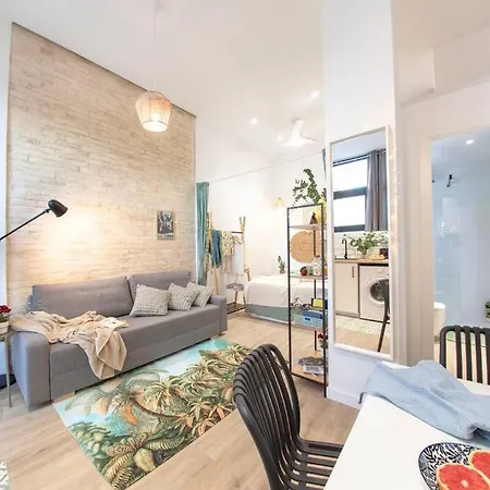 Apartament Al5 Seaside Bliss-stylish Loft Steps From Malvarrosa Walencja