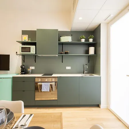 New Flat 2 4 Pax, Wifi Ac * 瓦伦西亚