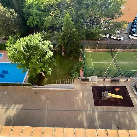 Cortes - Pool Paddle Tennis Court And Gym Valencie