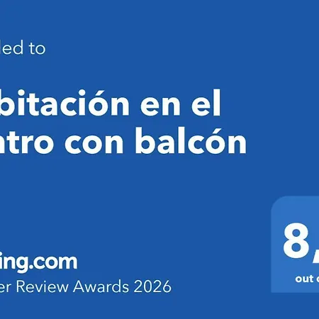 Kwatera prywatna En El Centro Con Balcon
