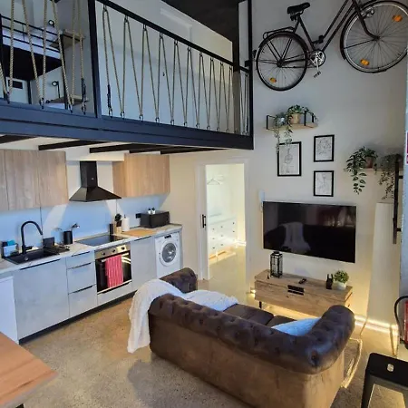 Apartmán A4 Nuevo Impresionante Industrial Wifi Gratis Hasta 4 Os Encantara *
