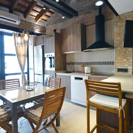 Casita En El Cabañal Con Patio Сasa de vacaciones