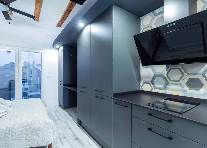 아파트 Chic Estudio Privado Al Lado De La Playa 발렌시아