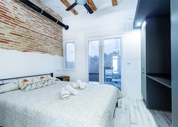 Chic Estudio Privado Al Lado De La Playa 아파트 발렌시아