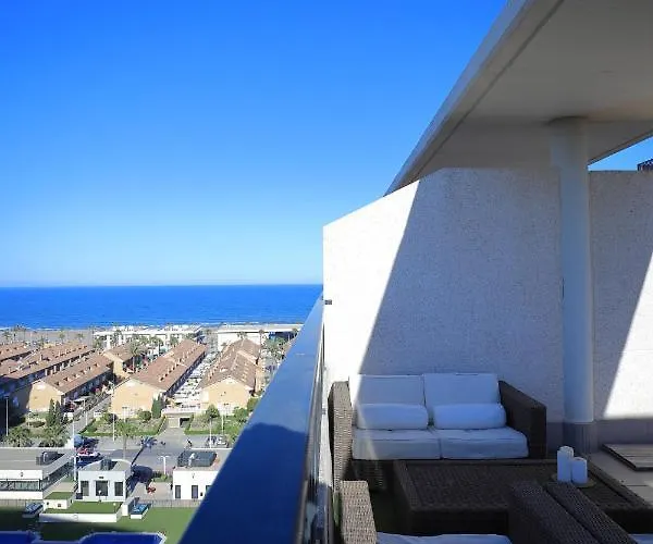 아파트 Atico Patacona Playa 발렌시아