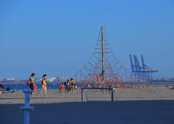 아파트 Atico Patacona Playa 발렌시아