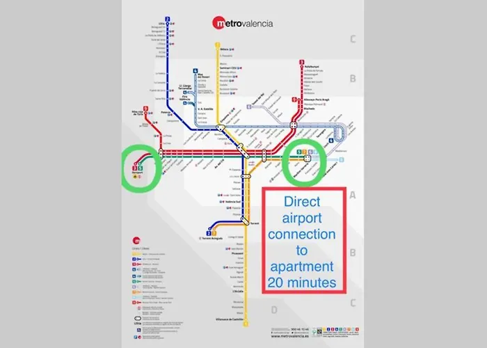 / Playa Cabanyal, Puerto, Cuidad Artes 아파트