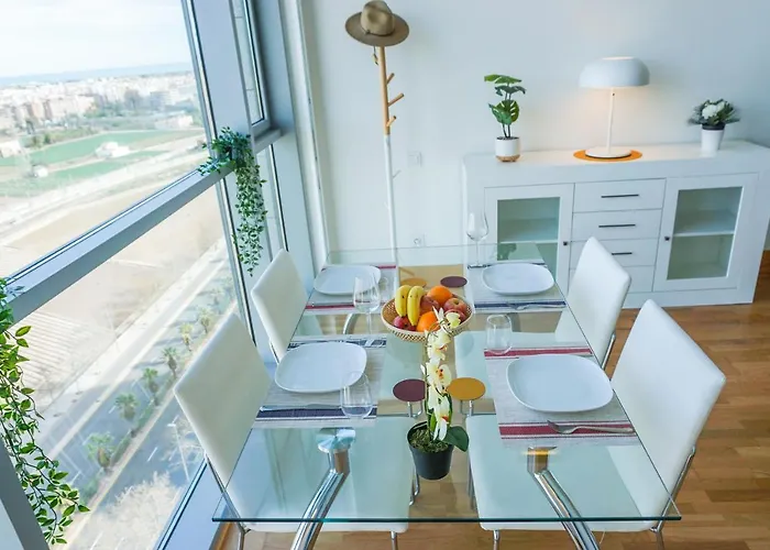 아파트 Apartamento Loft Duplex Con Parking Gratis 발렌시아