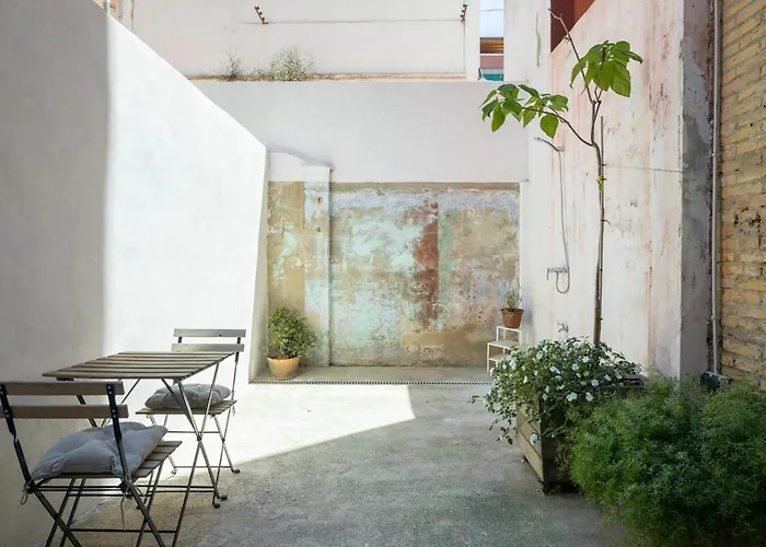 4 Huespedes Con Patio Y Ducha Exterior شقة فالنسيا