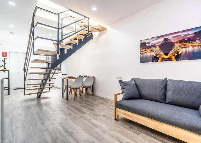 بيت للعطل Duplex-port-valencia فالنسيا