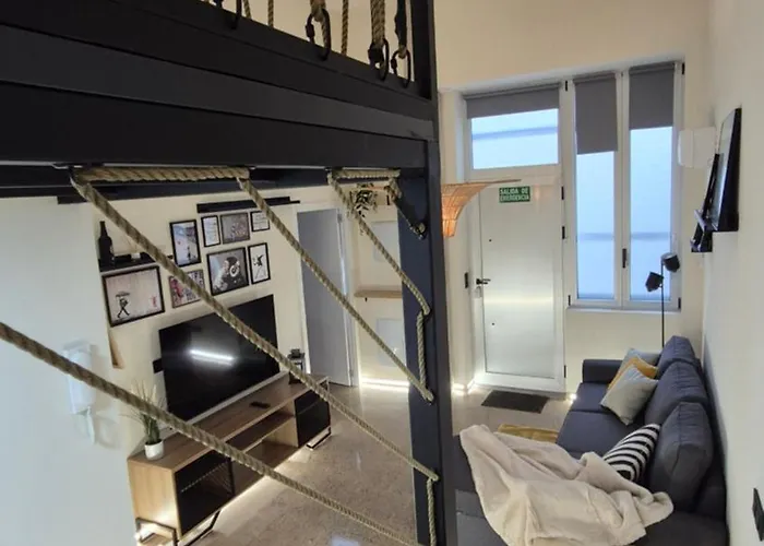 דירה Valencia Ciudad Bajo Diseno Industrial Hasta 6, Wifi Gratis *