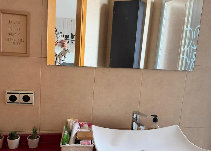 Malvarrosa Penthouse 4 Rooms, Suite, Terrace And Balcony 公寓 *