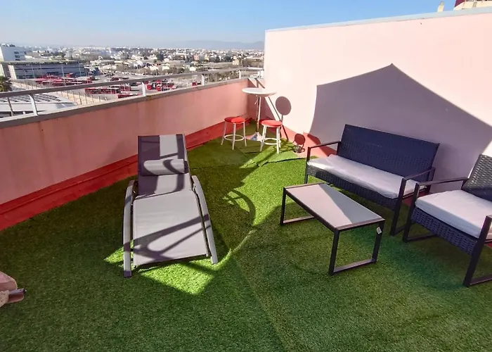 Malvarrosa Penthouse 4 Rooms, Suite, Terrace And Balcony * 瓦伦西亚