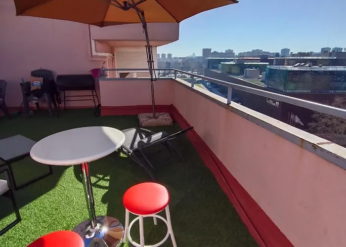 公寓 Malvarrosa Penthouse 4 Rooms, Suite, Terrace And Balcony 瓦伦西亚