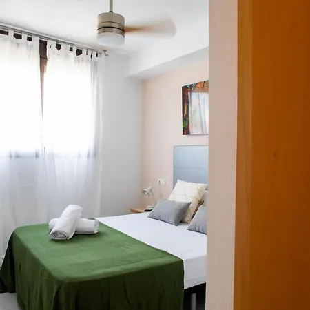 شقة Florit Flats - The Malvarrosa Beach Apartment & Free Parking *