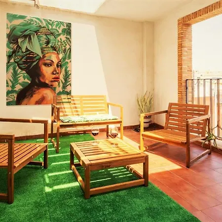 Appartement Penthouse Duplex In A 4 Floors Spanish House -8 Min To Center By Metro Valencia