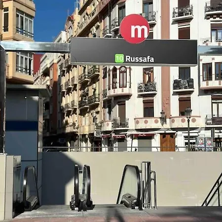 Cozy En Ruzafa 2-3 Personas Con Aire Acondicionado Y Salida Directa A Terraza Lejlighed