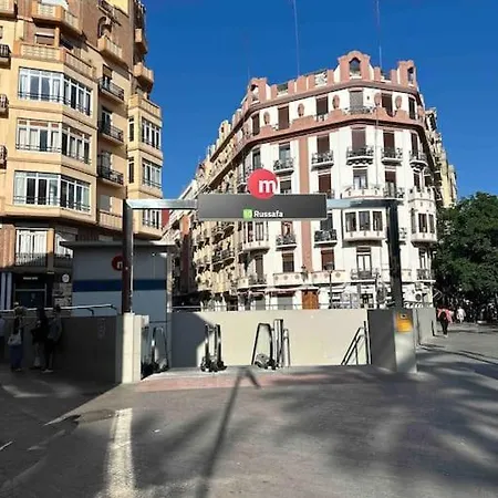 Cozy En Ruzafa 2-4 Personas Con Aire Acondicionado Y Salida Directa A Terraza