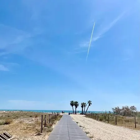 Canet D'en Berenguer Playa Con Piscina Daire *
