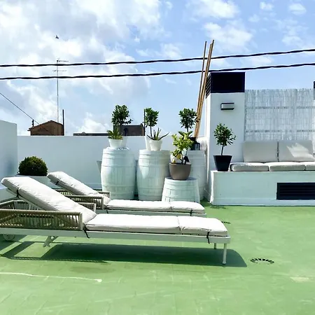 2 Hab En Malvarrosa A Metros De La Playa, Con Terraza Y Zonas Comun 3d * Valencia